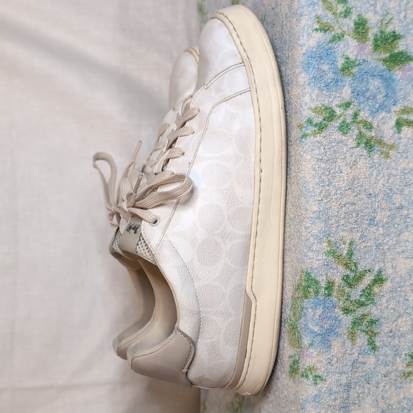 Coach Clip Low Top Off White Sneaker mens 13 - Picture 4 of 9